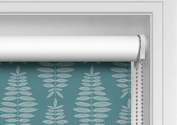 Fern Leaves, Petrol - Twist&Fit Roller Blind - Image 11